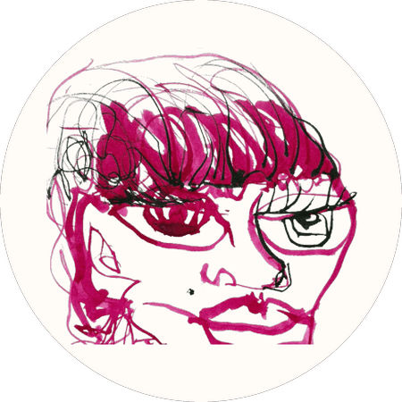 A face, drawn by Dig Ferreira