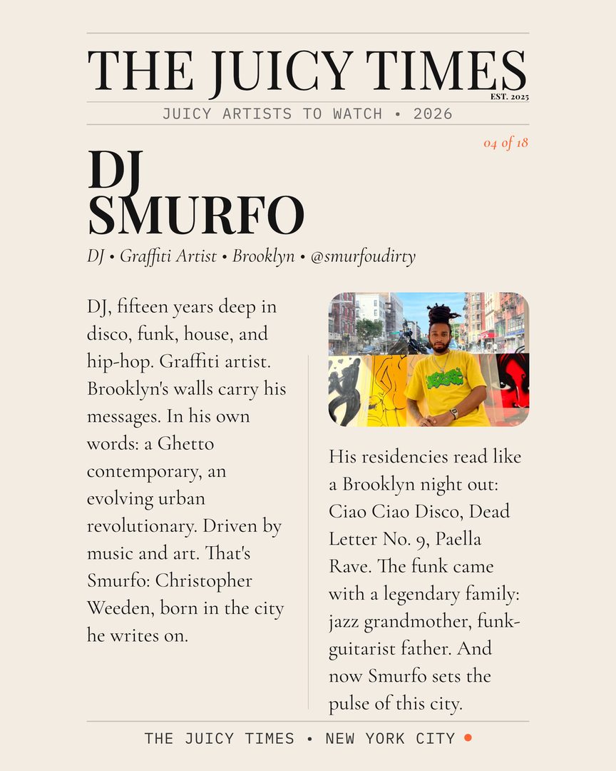 Page 04 of 18 - 8 NYC Artists to Watch in 2026, the Instagram edition