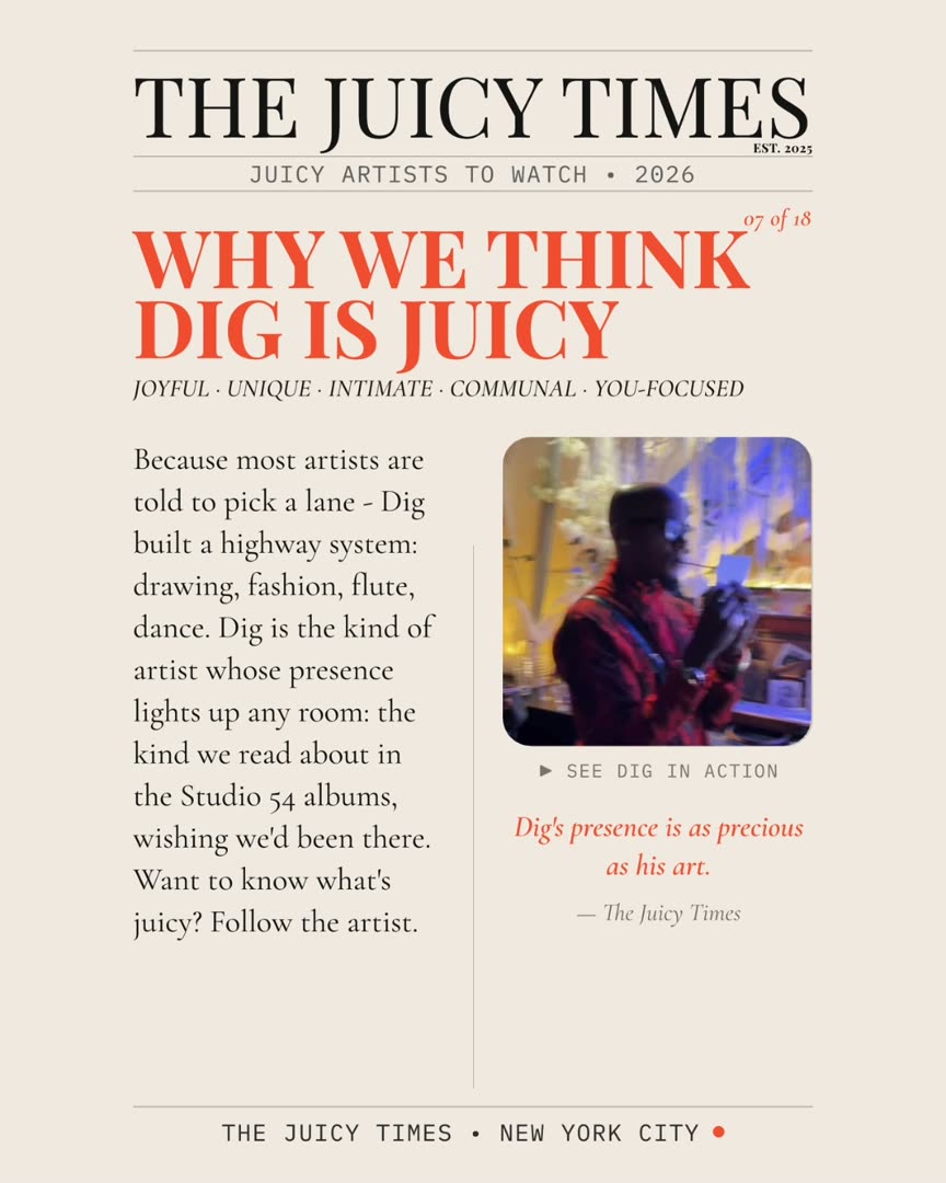 Page 07 of 18 - 8 NYC Artists to Watch in 2026, the Instagram edition