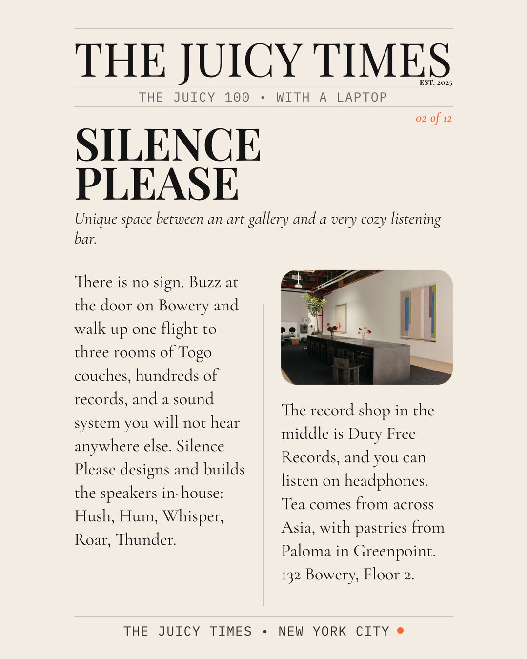Page 2 of 12 - 5 Beautiful NYC Spots to Work From, the Instagram edition