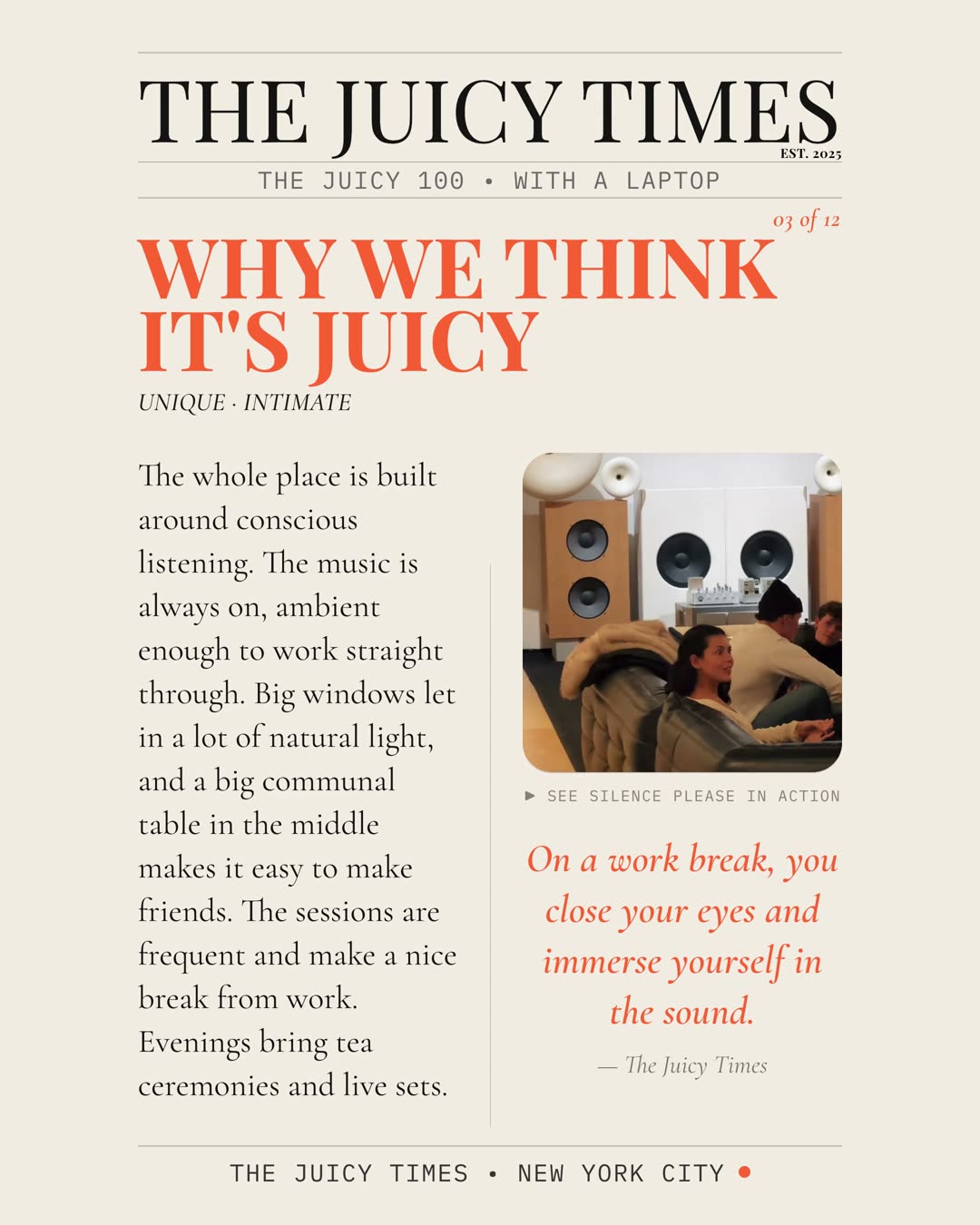 Page 3 of 12 - 5 Beautiful NYC Spots to Work From, the Instagram edition